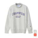 チャンピオン CHAMPION レディース ゴルフ ウェア トップス 長袖 テックウィーブ テリー モックネックスウェットシャツ CW-WG002 【2022FW】 その1