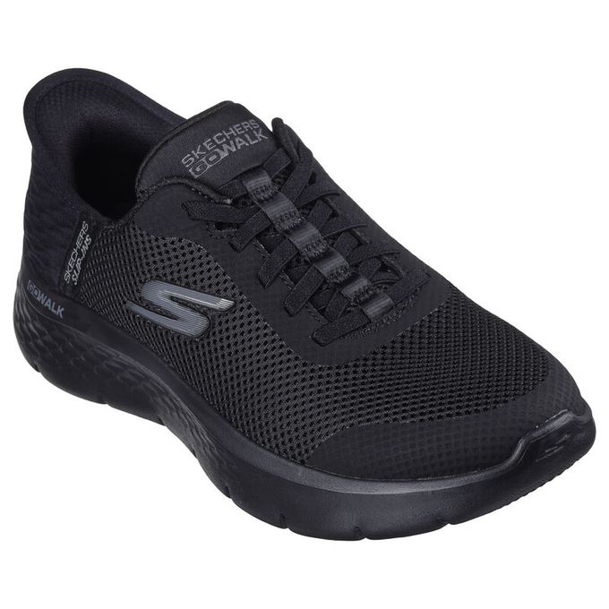 スケッチャーズ スケッチャーズ Skechers レディース ウォーキング スニーカー シューズ ワイド GO WALK FLEX GRAND ENTRY 124836W BBK 【2024SS】