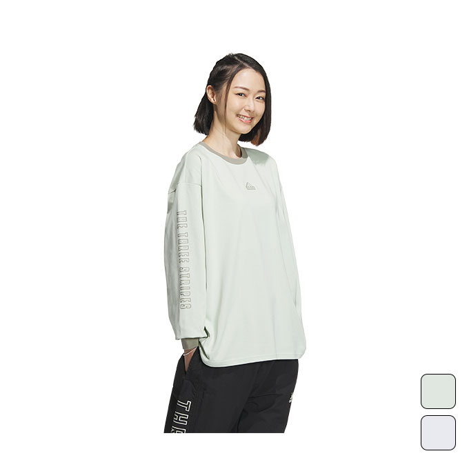 アディダス adidas レディース シャツ 長袖 W WORD LS Tシャツ JSY07 【2024SS】