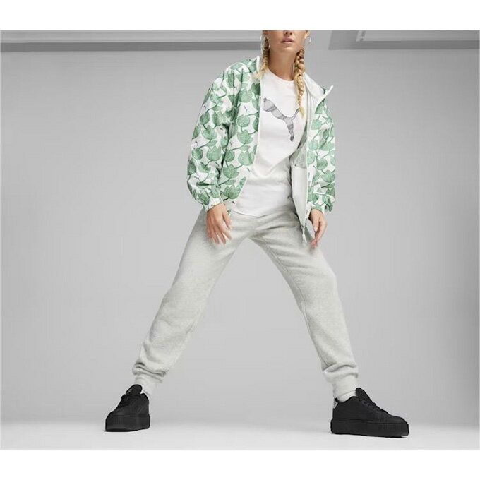 【お得なクーポン発行中】 プーマ PUMA レディース スポーツ ウェア アウター ジャケット BLOSSOM AOP ウィンドブレーカー 626017 【2024SS】