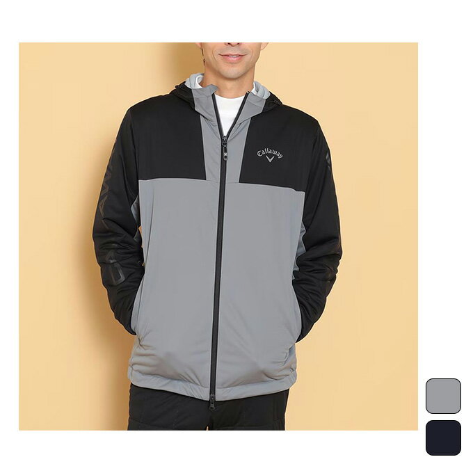【2,000円OFFクーポン発行中】 キャロウェイ callaway メンズ ゴルフ ウェア アウター フルジップフーディーブルゾン C24215106 【2024FW】