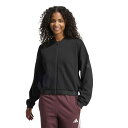 【お得なクーポン発行中】 アディダス adidas レディース スポーツ カジュアル ウェア 長袖 トップス フルジップ W ESS SL+ 裏起毛 ボンバージ...