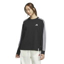 【お得なクーポン発行中】 アディダス adidas レディース スポーツ カジュアル ウェア 長袖 トップス プルオーバー トレーナー W ESS+ 3S LS...