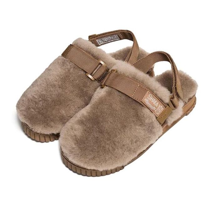 楽天SPOPIA NET SHOP【お得なクーポン発行中】 シャカ SHAKA レディース ムートンクロッグサンダル SNUG CLOG MOUTON 433207 DARK BEIGE 【2022FW】