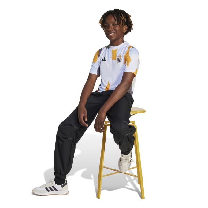 【2,000円OFFクーポン発行中】 アディダス adidas ジュニア キッズ サッカー ウェア トップス 半袖 キッズ レアル・マドリード プレマッチ ジャ...