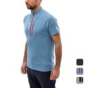 ミレー MILLET メンズ アウトドア ウェア トップス 半袖 吸汗 速乾 ハーフジップ インナー Tシャツ KAMET TS ZIP SS M MIV104...