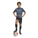 【お得なクーポン発行中】 アディダス adidas キッズ ジュニア サッカー ウェア トップス Tシャツ 半袖 プラクティス グラフィック ジャージー JL9...