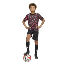 【お得なクーポン発行中】 アディダス adidas キッズ ジュニア サッカー ウェア トップス Tシャツ 半袖 プラクティス グラフィック ジャージー JL9...