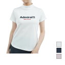 【お得なクーポン発行中】 アドミラル Admiral レディース ゴルフ ウェア トップス 半袖 Tシャツ CARAT ロゴプリントモックシャツ 【2025SS...