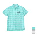 【お得なクーポン発行中】 ルコック ゴルフ Le coq sportif GOLF メンズ ゴルフ ウェア トップス シャツ モノグラム柄ジャガード半袖シャツ 【2025SS】