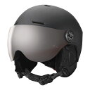 【予約販売中】 ノースピーク north peak ジュニア スキー スノーボード ヘルメット JUNIOR VISOR HELMET NP-2517 MBK 【25-26モデル】