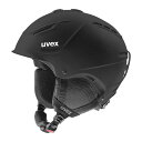 【2,000円OFFクーポン発行中】 【店頭サンプル品傷ありの為お買い得】 ウベックス UVEX メンズ レディース スキー スノーボード ヘルメット p1us 2.0 5663100107UVEX ブラックマット 【24-25モデル】