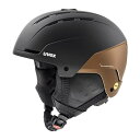 【2,000円OFFクーポン発行中】 【店頭サンプル品傷ありの為お買い得】 ウベックス UVEX メンズ レディース スキー スノーボード ヘルメット stance MIPS 5663191605UVEX ブラック/ブラウンマット 【24-25モデル】