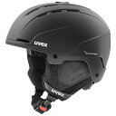 【予約販売中】 ウベックス UVEX メンズ レディース スキー スノーボード ヘルメット stance 5663181007UVEX ブラックマット 【25-...