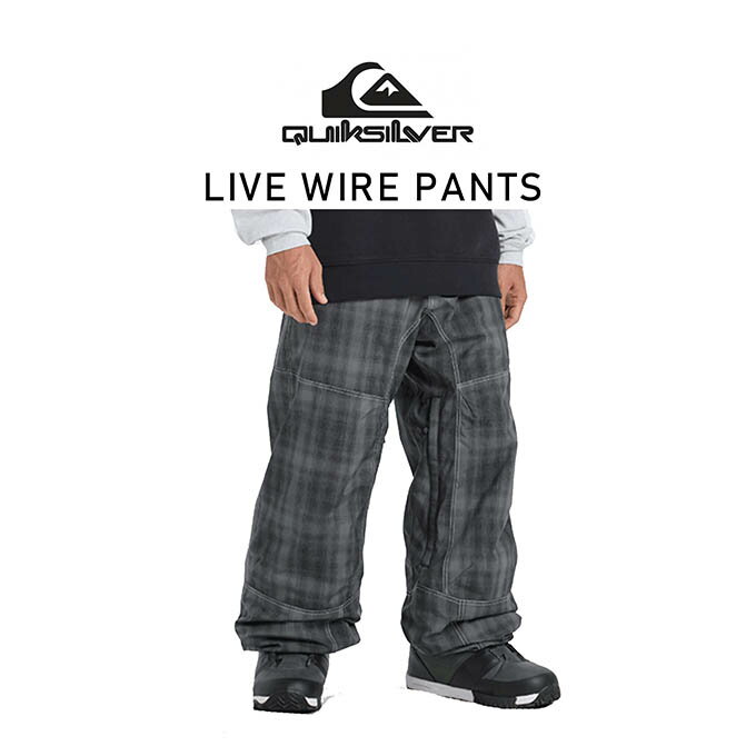 【2,000円OFFクーポン発行中】 クイックシルバー Quiksilver メンズ スノーボード ウェア パンツ LIVE WIRE PT EQYTP03249 【25-26モデル】