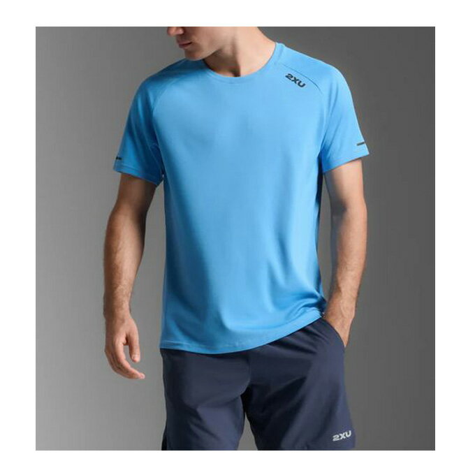 【2,000円OFFクーポン発行中】 ツータイムズユー 2XU メンズ ランニング ウェア Tシャツ 半袖 Aero Tee MR6557A
