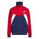 【お得なクーポン発行中】 アディダス adidas ジュニア スポーツ ウエア アウター エッセンシャルズ カラーブロック WU ジャケット キッズ KCE61 JM4508 【2025SS】