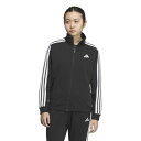 【お得なクーポン発行中】 アディダス adidas レディース スポーツ ウエア アウター スリーストライプス ルーズフィット ダブルニット トラックトップ J...