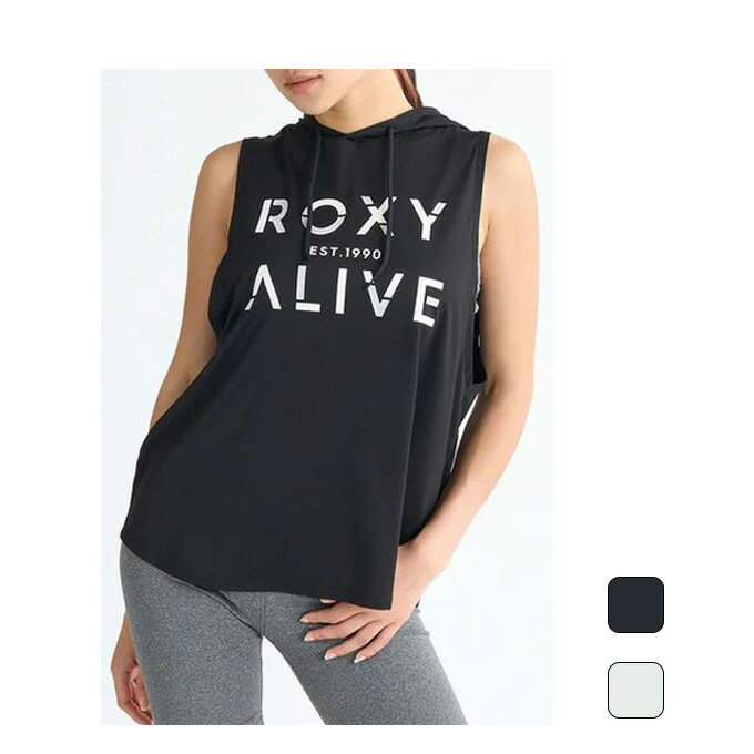 【2,000円OFFクーポン発行中】 ロキシー ROXY レディース トレーニング ウェア トップス タンクトップ フード付き 水陸両用 DRIVE ALIVE RSL251532 【2025SS】