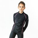 【お得なクーポン発行中】 ナイキ NIKE キッズ ジュニア 水泳 スイミング 水着 GIRLS ロングスリーブ UV ラッシュガード 1991064 003 ...