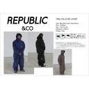 【お得なクーポン発行中】 リパブリック REPUBLIC&CO メンズ レディース スノーボード ウェア ジャケット TRAIL PULLOVER JACKET...