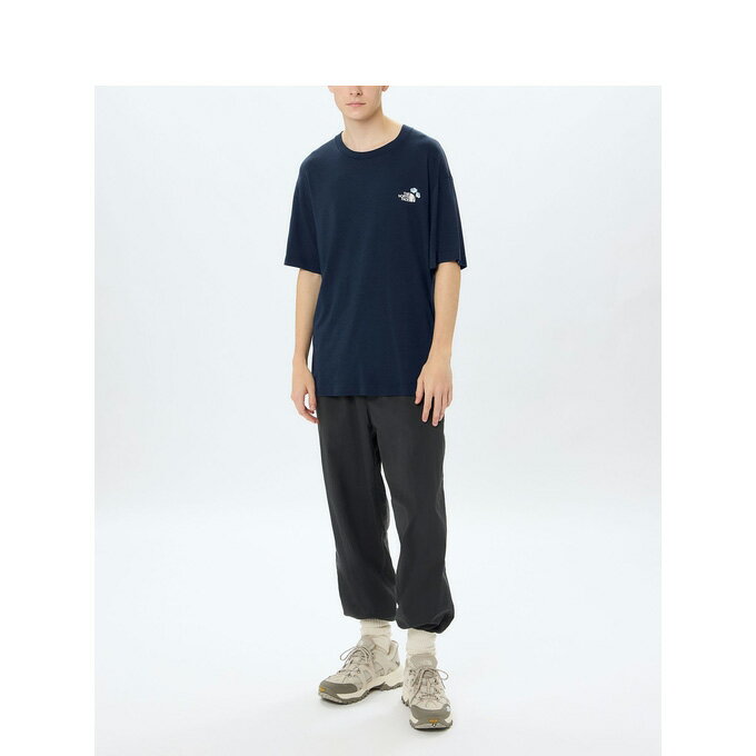 【お得なクーポン発行中】 ザ・ノース・フェイス THE NORTH FACE メンズ トレッキング アウトドア ウェア Tシャツ 半袖 SS FLOWER LOGO T NT32546 UN 【2025SS】