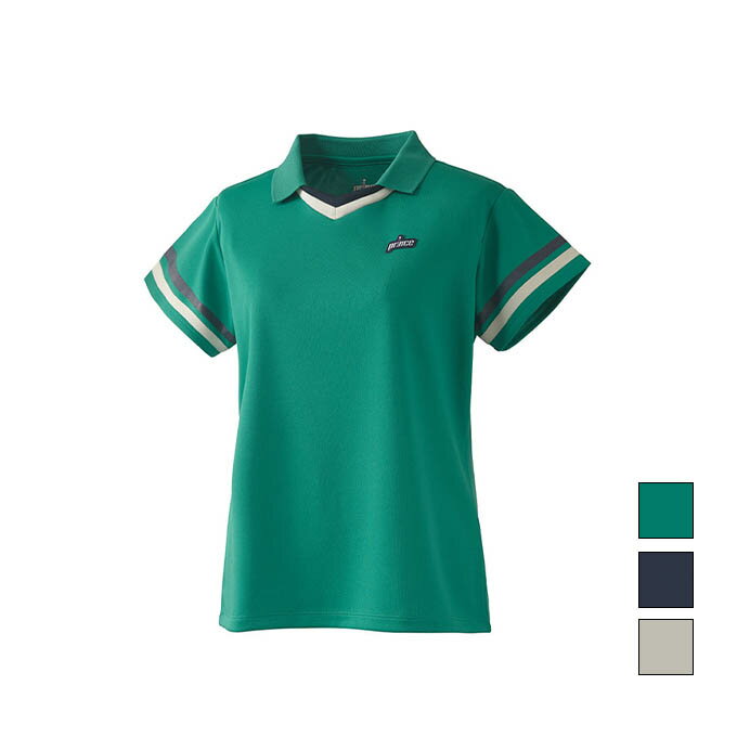 【2,000円OFFクーポン発行中】 プリンス Prince レディース テニス ウェア トップス ポロシャツ WF5079 【2025FW】