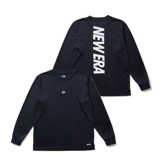 【2,000円OFFクーポン発行中】ニューエラ NEW ERA メンズ レディース バスケットボール ウェア トップス Tシャツ 長袖 PAB LS TC TEE VERTICAL LOGO NVY 14674774 ネイビー 【2025FW】