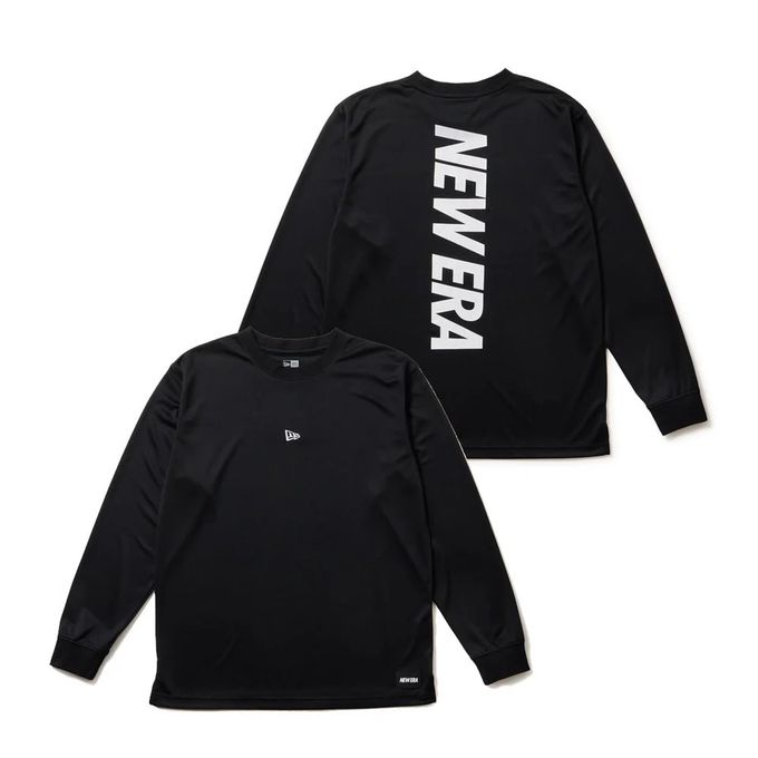 【2,000円OFFクーポン発行中】ニューエラ NEW ERA メンズ レディース バスケットボール ウェア トップス Tシャツ 長袖 PAB LS TC TEE VERTICAL LOGO BLK 14674775 ブラック 【2025FW】