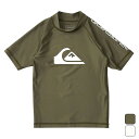 【2,000円OFFクーポン発行中】 クイックシルバー QUIKSILVER ジュニア マリン サーフ ウエア 半袖 ラッシュガード ALL TIME SR Y...