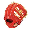 【お得なクーポン発行中】 ハイゴールド HI-GOLD 野球 ジュニア 軟式グラブ ROOKIES 少年軟式用グラブ M-Lサイズ RKG-1212 バーニングオレンジ 【2025SS】