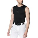 【お得なクーポン発行中】 アンダーアーマー UNDER ARMOR 野球 アンダーシャツ UAヒートギアアーマー コンプレッション スリーブレス クルーネック シャツ 1384730 【2025SS】