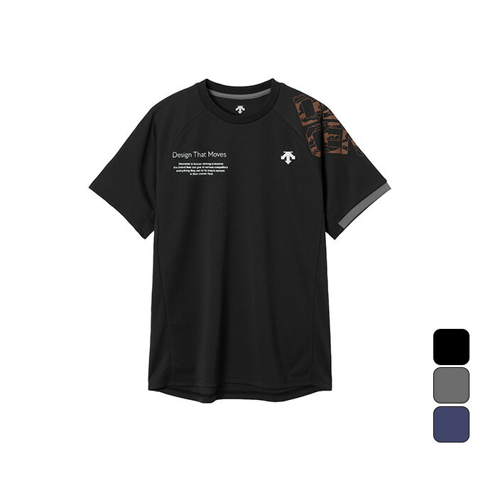 【2,000円OFFクーポン発行中】 デサント DESCENTE メンズ レディース バレーボール ウェア トップス Tシャツ 半袖 シャツ DV5FHT02U 【2025SS】