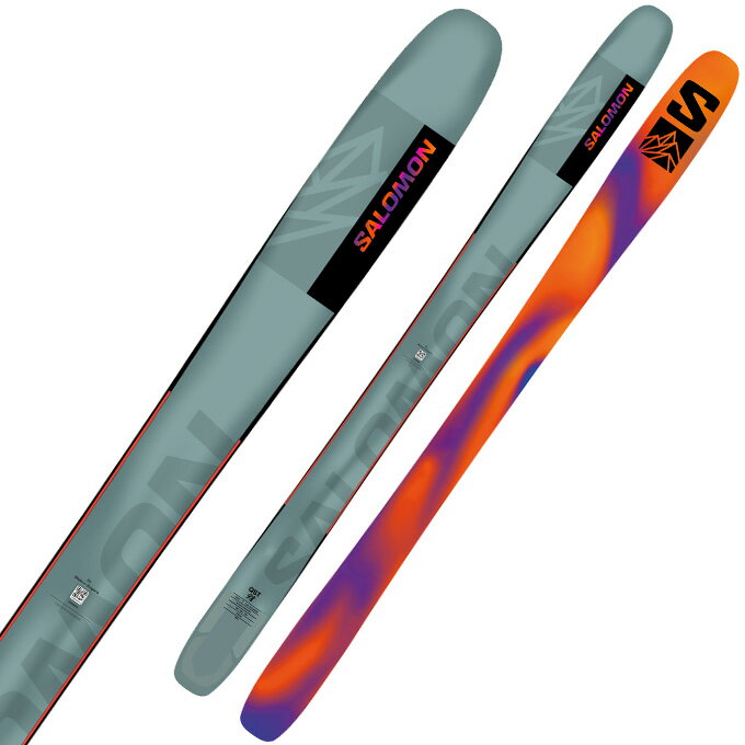 SALOMON ( サロモン スキー板 ) 旧モデル フリーライド 【2023-2024】 QST 98 （板のみ）エッジちょい錆あり