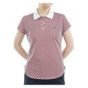 トミーヒルフィガー TOMMY HILFIGER レディースゴルフ ウェア トップス ストライプ キャップスリーブポロシャツ THLA524 【2025SS】
