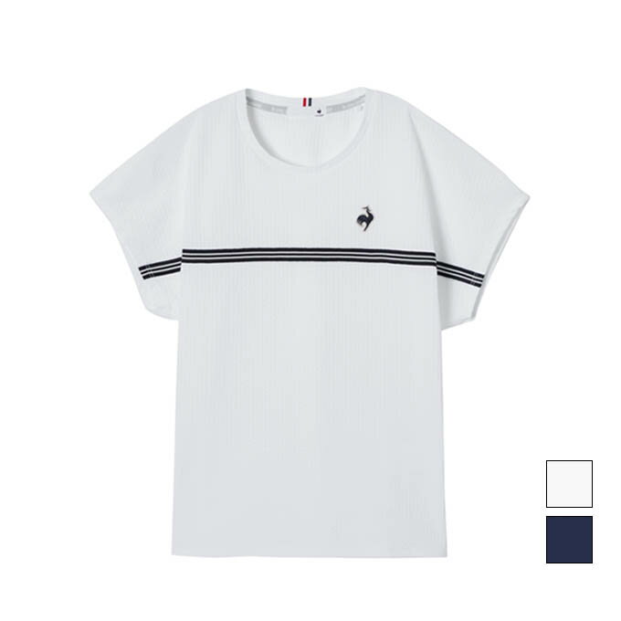 【2,000円OFFクーポン発行中】 ルコック le coq sportif レディース テニス ウェア トップス Tシャツ 半袖ゲームシャツ LN5FHT20L 【2025FW】
