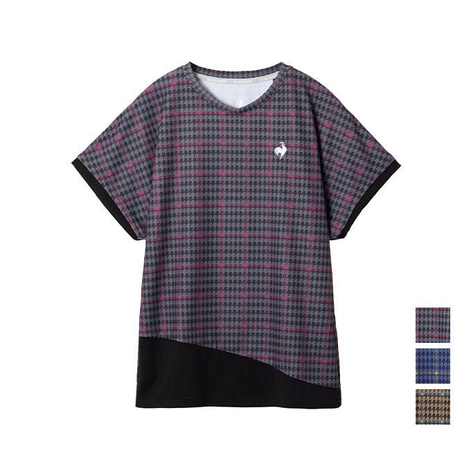 【2,000円OFFクーポン発行中】 ルコック le coq sportif レディース テニス ウェア トップス Tシャツ ゲームシャツ LN5FHT30L 【2025FW】