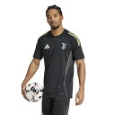 アディダス adidas メンズ サッカー ウェア Tシャツ ユベントス トレーニングジャージー JN7455 KSD44 【2025SS】