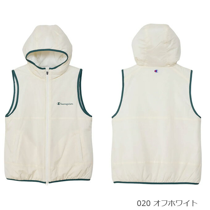 【2,000円OFFクーポン発行中】 チャンピオン CHAMPION レディース ゴルフ ウェア アウター フーデッドジップベスト CW-CG602 【2025FW】
