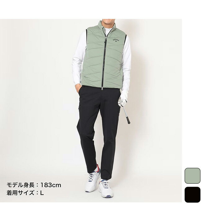 【2,000円OFFクーポン発行中】 キャロウェイ callaway メンズ ゴルフ ウェア ベスト スターストレッチフルジップ中綿ベスト C25216103 【2025FW】