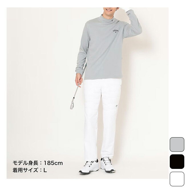 【2,000円OFFクーポン発行中】 キャロウェイ callaway メンズ ゴルフ ウェア シャツ 長袖 裏起毛スムースモックネックシャツ C25233111 【2025FW】