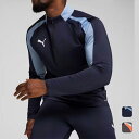 【2,000円OFFクーポン発行中】 プーマ PUMA メンズ スポーツ サッカー トレーニング ウェア トップス 長袖 ハーフジップ メンズ サッカー IND...
