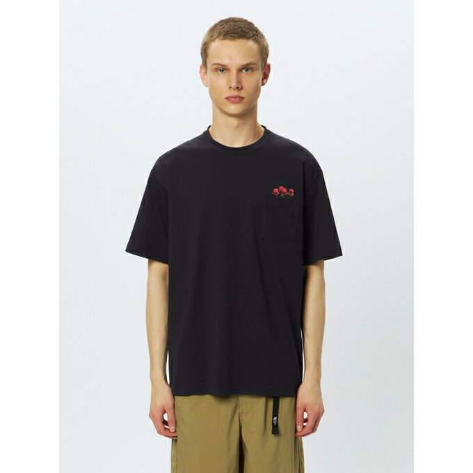 楽天SPOPIA NET SHOP【2,000円OFFクーポン発行中】 ザ・ノース・フェイス THE NORTH FACE メンズ レディース トレッキング アウトドア ウェア Tシャツ 半袖 S/S FD Flower Logo Tee NT82538 K 【2025FW】