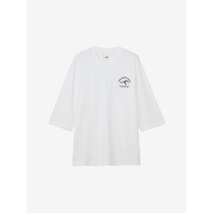 楽天SPOPIA NET SHOP【お得なクーポン発行中】 ザ・ノース・フェイス THE NORTH FACE メンズ アウトドア ウェア トップス 七分袖 Tシャツ 3/4 Sleeve One Point Logo Tee NT32537 W 【2025SS】