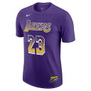 ナイキ NIKE メンズ バスケットボール ウエア トップス 半袖 Tシャツ LeBron James ナイキ LAL SELECT NN S/S Tシャツ 2...