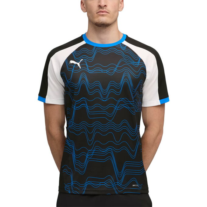 【2,000円OFFクーポン発行中】 プーマ PUMA メンズ サッカー ウエア トップス 半袖 Tシャツ INDIVIDUALLIGA グラフィック 半袖 シャツ 660186 09 【2025SS】