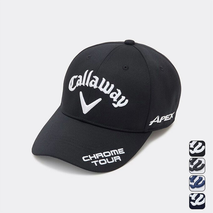 【お得なクーポン発行中】 キャロウェイ callaway メンズ ゴルフ アクセサリー 帽子 キャップ TOUR RTW CAP 25 JM C25990100 【2025SS】