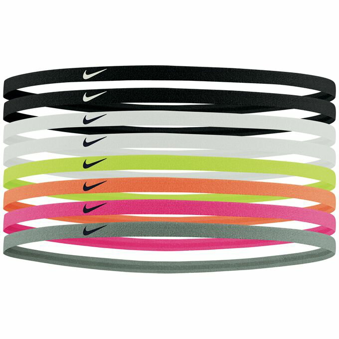 【2,000円OFFクーポン発行中】 ナイキ NIKE スポーツ アクセサリー 小物 スキニー ヘッドバンド 8本パック BN2070-909 【2023SS】