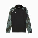 【お得なクーポン発行中】 プーマ PUMA キッズ ジュニア サッカー ウェア トップス 長袖 フルジップ ジャージ INDIVIDUAL リーガ カモ 1/4...