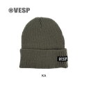 【お得なクーポン発行中】 べスプ VESP ニットキャップ ビーニー Light Rib Knit Beanie VPMB1021 【23-24モデル】